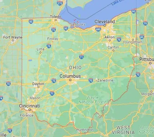 Car Shipping Route Map Columbus