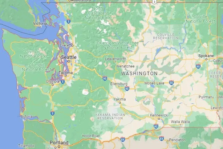 Car Shipping Route Map Olympia