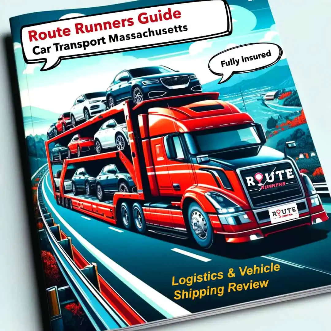 Cover of Boston Car Shipping Magazine by Route Runners Auto Transport