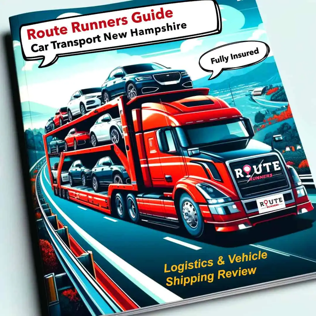 Cover of New Hampshire Car Shipping Magazine by Route Runners Auto Transport